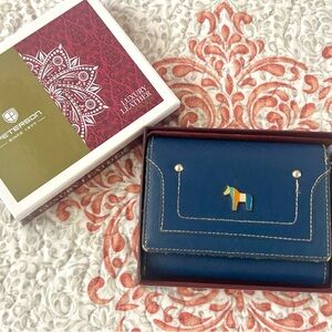 Peterson Luxury Blue Leather Women's Wallet